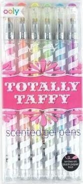 Ручки гелевые с ароматом Totally Taffy 6 цветов от Kolorowe Baloniki