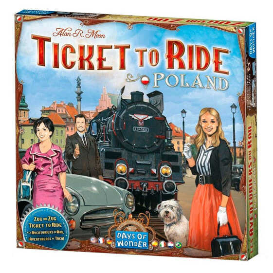 ASMODEE Aventureros Al Tren Polonia Spanish Board Game