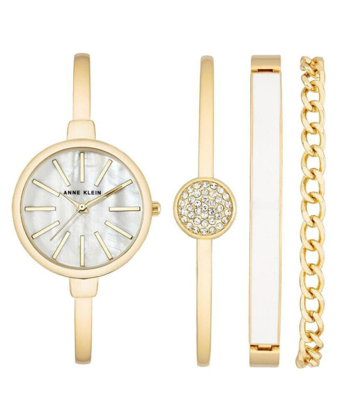 Наручные часы Anne Klein Women's Rose Gold-Tone Alloy Open Link Bracelet Watch, 33mm