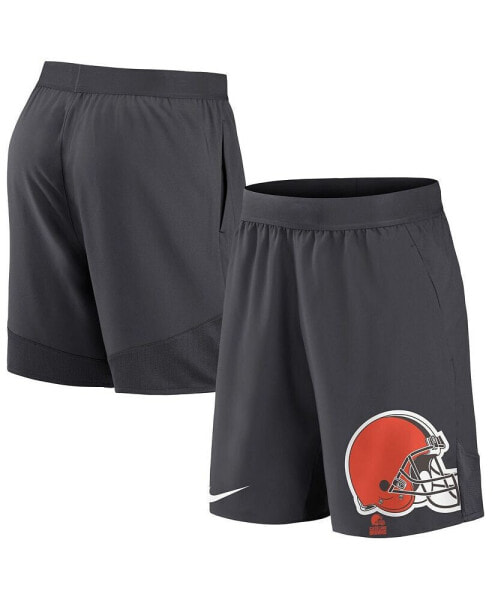 Men's Anthracite Cleveland Browns Stretch Performance Shorts