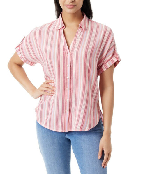 Women's Demi Short-Sleeve Button Front Shirt