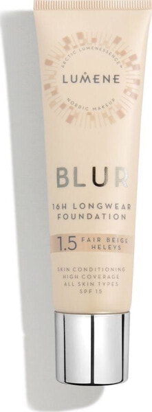 Lumene Blur 16H Longwear Foundation SPF15 Стойкий тональный крем с эффектом размытия