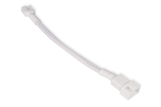 Alphacool Lüfterkabel 4-Pin auf Verlängerung 15cm weiß