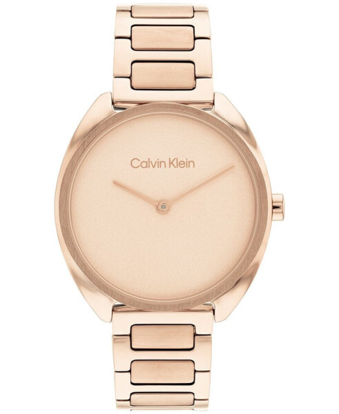 Women's Carnation Gold-Tone Stainless Steel Bracelet Watch 34mm