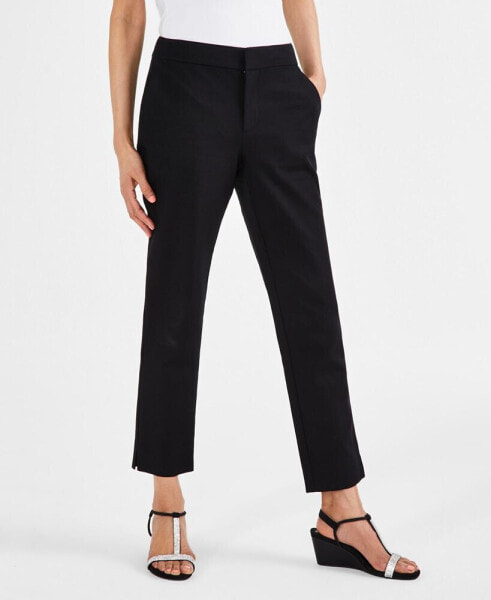 Women's Mid Rise Straight-Leg Pants, Created for Macy's