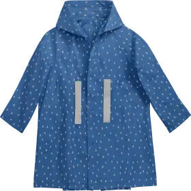 Regencape Kinder blau mit Tropfen, 1 St