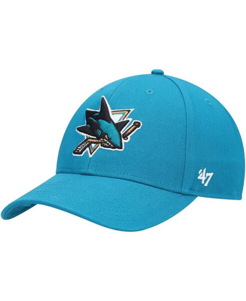 Men's Teal San Jose Sharks Legend MVP Adjustable Hat