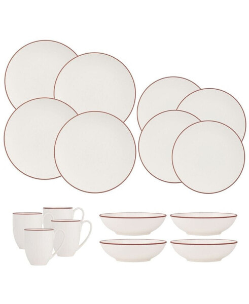 Taos 16 Piece Dinnerware Set, Service for 4