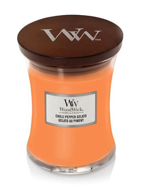Свеча ароматическая Woodwick Scented Candle Vase Medium Chilli Pepper Gelato 275 г