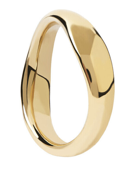 Fine gold plated silver ring PIROUETTE gold ring AN01-462