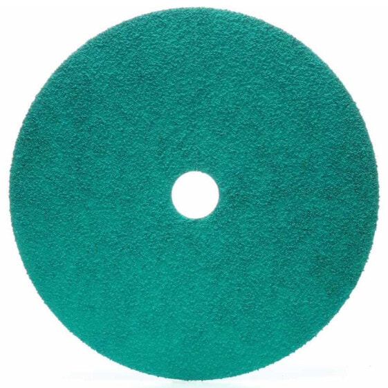 3M Green Corps 7x7/8´´ 40G Fibre Sandpaper Disc 20 Units