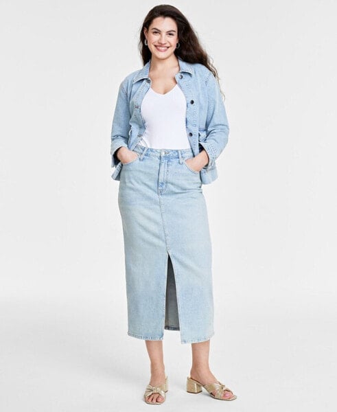 Юбка джинсовая женская On 34th, созданная для Macy's