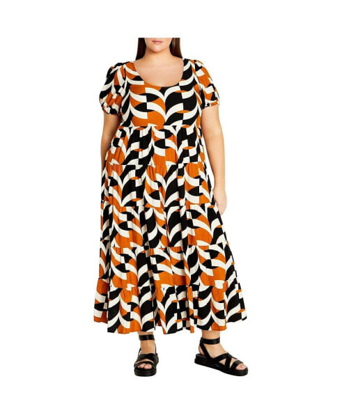 Plus Size Mila Print Dress