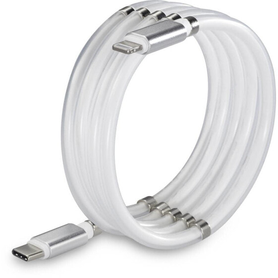 Renkforce TO-6886782 - White - USB C - Lightning - 2 m - Male - Male