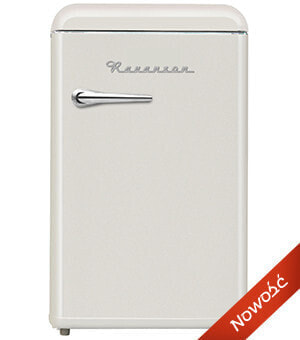 Ravanson LKK-120RC fridge-freezer Freestanding Cream