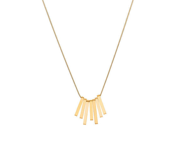 A distinctive gold-plated necklace