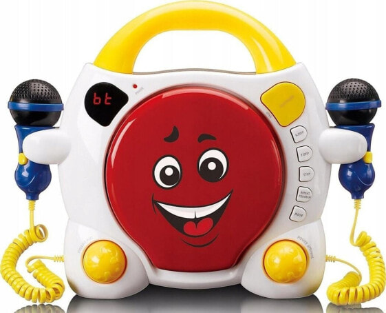 Radio Lenco Lenco KCD-011KIDS Tragbarer Kinder Karaoke CD-Player mit BT