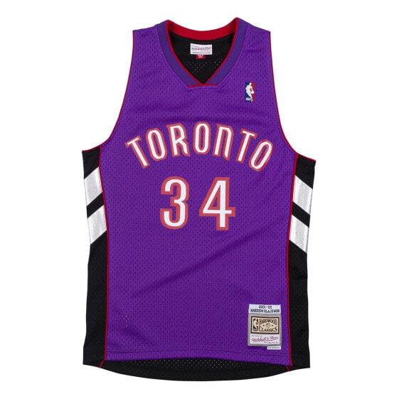 Mens Mitchell & Ness SWINGMAN JERSEY - TORONTO RAPTORS 2001-02 HAKEEM OLAJUWON