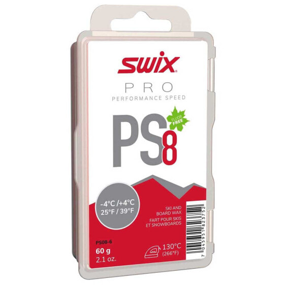 SWIX PS8 -4ºC/+4ºC 60 g Board Wax