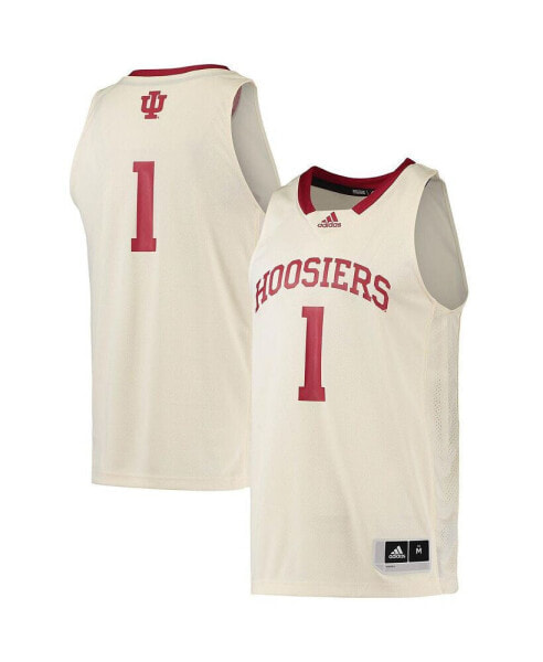 Men's 1 Cream Indiana Hoosiers Swingman Basketball Jersey