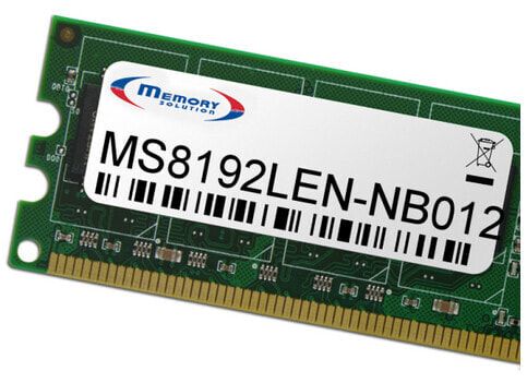 Memorysolution Memory Solution MS8192LEN-NB012 - 8 GB