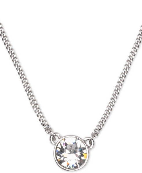 Givenchy crystal Pendant Necklace, 16" + 2" Extender