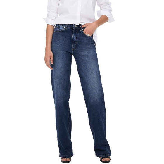ONLY Juicy Wide Leg Fit high waist jeans