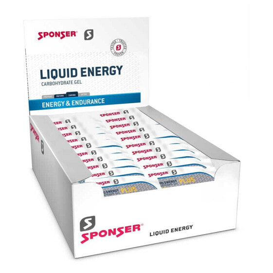 SPONSER SPORT FOOD Plus 35g Liquid Energy Gel Box 40 Units