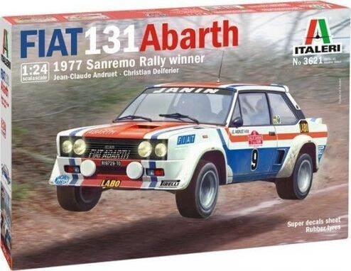 Italeri Model do sklejania Fiat 131 Abarth 1977 San Remo Rally Winn