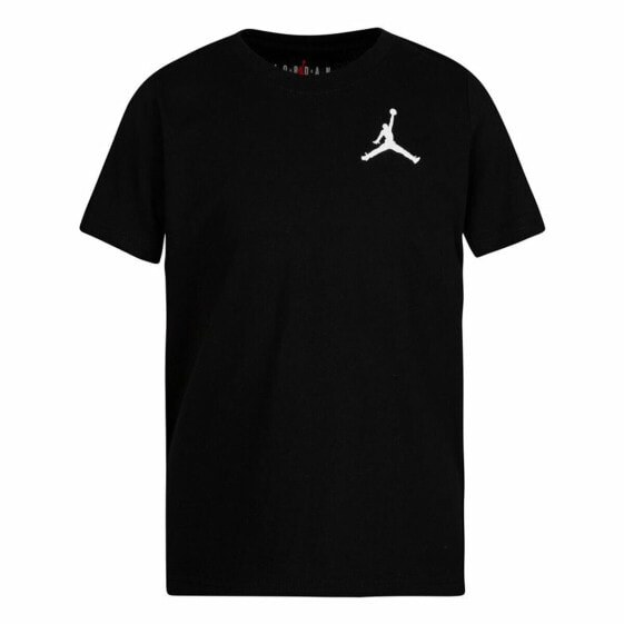 Детский Футболка с коротким рукавом Nike Jordan Jumpamn Air EMB Чёрный