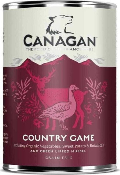 Canagan CANAGAN PIES pusz.400g COUNTRY GAME DZICZYZNA /6