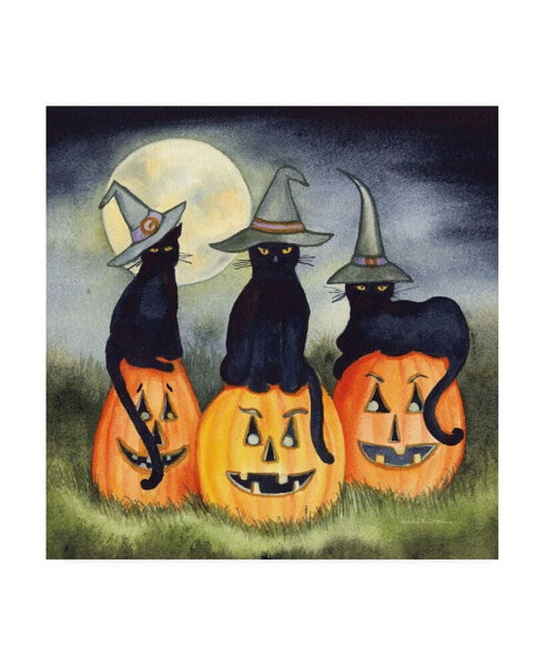 Kathleen Parr McKenna Haunting Halloween Night II No Border Canvas Art - 19.5" x 26"