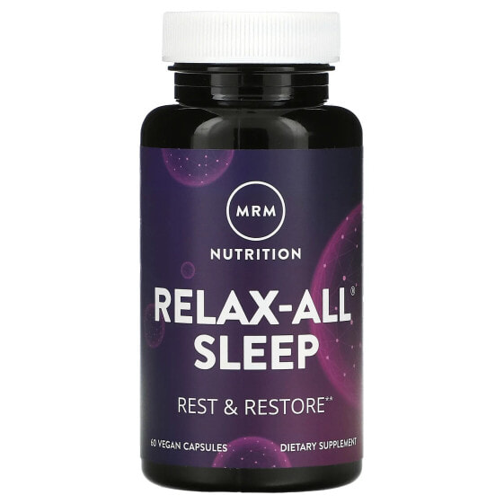 Витамины для здорового сна MRM Nutrition Relax-All, 60 веганских капсул