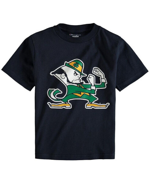 Big Boys Navy Notre Dame Fighting Irish Primary Logo T-shirt