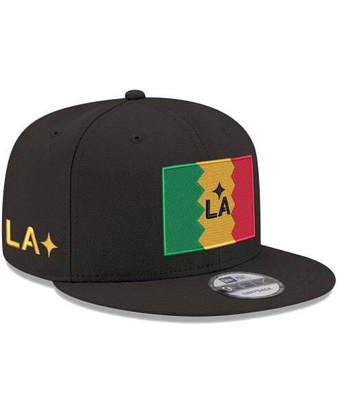 Бейсболка с застежкой LA Galaxy черного цвета New Era Hat 9FIFTY Snapback для мужчин