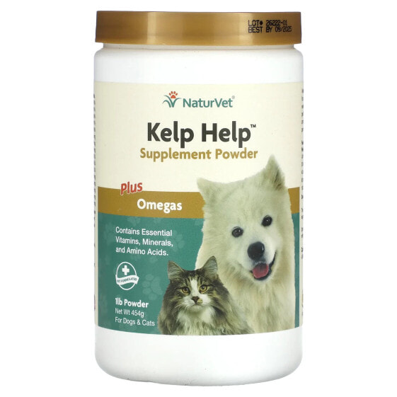 Kelp Help, Supplement Powder + Omega-3, 6 & 9, For Dogs and Cats, 1 lb (454 g)