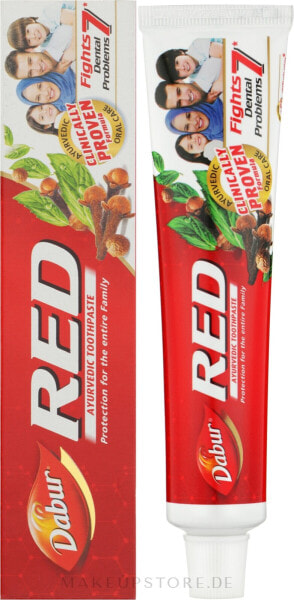 Ayurvedische Zahnpasta mit Kräuterextrakten Red - Dabur Red 100 g