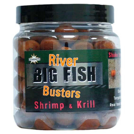 DYNAMITE BAITS Big Fish River Shrimp & Krill Popups Hookbaits
