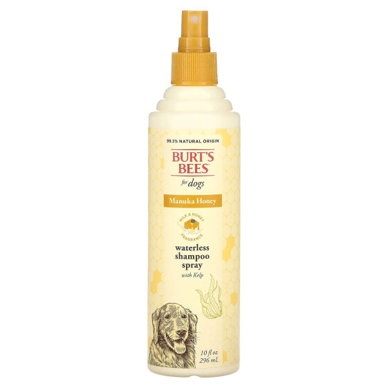 Manuka Honey Waterless Shampoo Spray with Kelp, For Dogs, Milk & Honey, 10 fl oz (296)