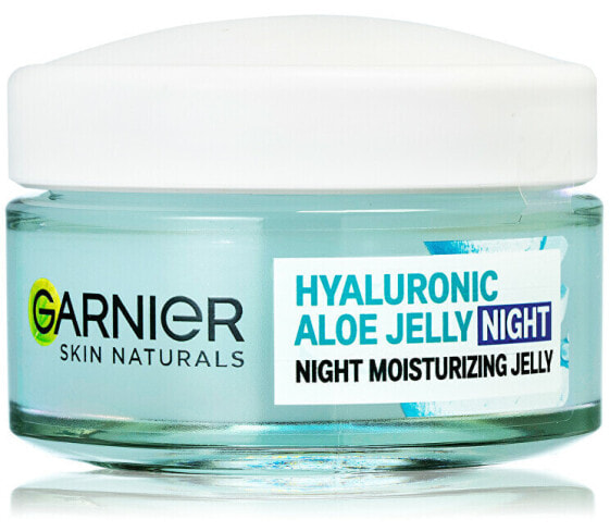 Увлажняющее гель-масло для ночного ухода для лица GARNIER Hydrating Night Skin Gel Hyaluronic Aloe Jelly (Ночной увлажняющий гель) 50 мл