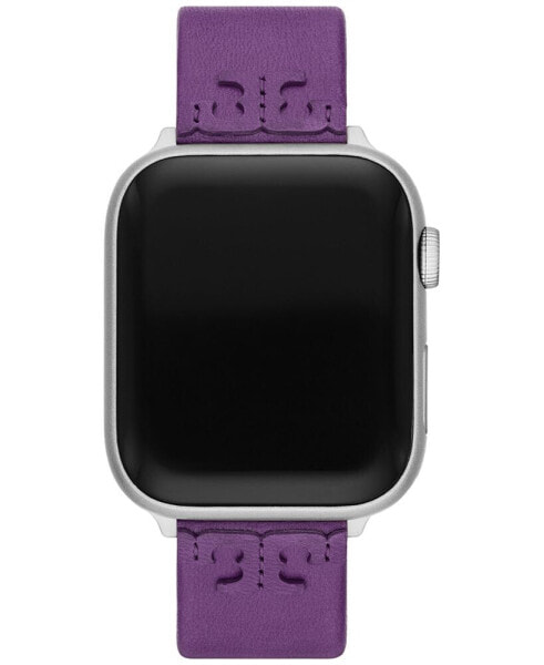 Purple Leather Strap For Apple Watch® 38mm-45mm
