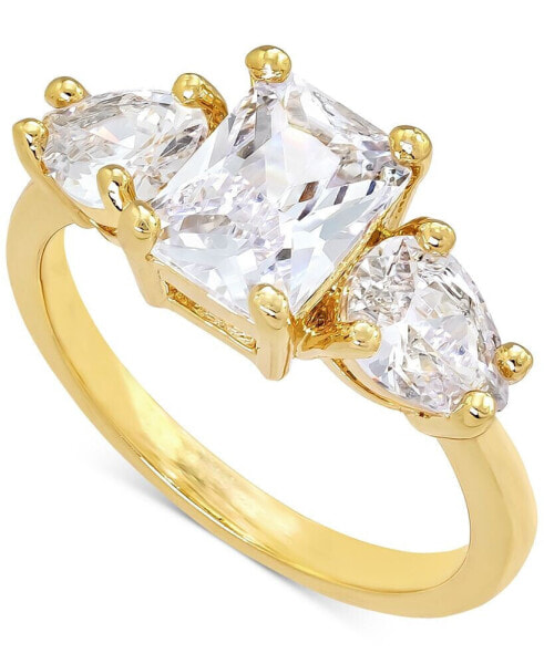 Gold-Tone Crystal Triple-Stone Ring, Created for Macy's