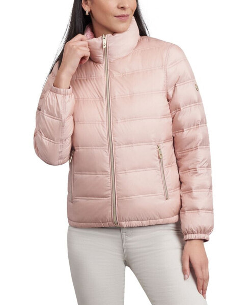 Women's Reversible Shine Down Puffer Coat, Created for Macy's