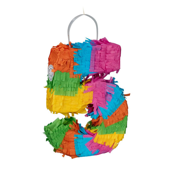 Mini Pinata Zahl 5