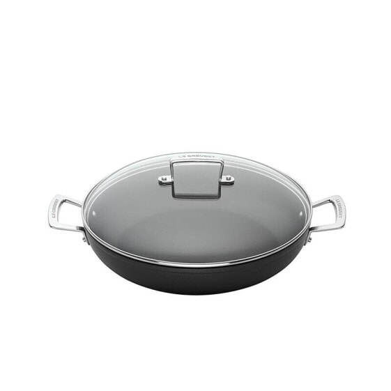 Le Creuset Aluminium Antihaft Profipfanne mit Glasdeckel 28 cm