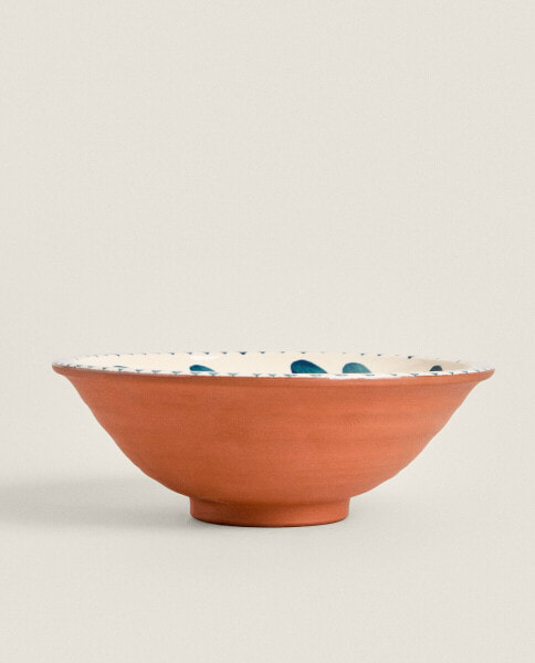 Large terracotta bowl