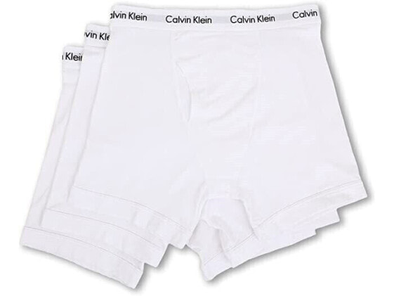 Calvin Klein 261102 Mens Cotton Stretch Boxer Brief 3-Pack Underwear Size S
