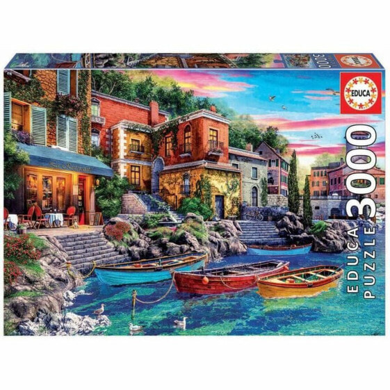 Puzzle Educa Sunset in Como Italy 19052 3000 Pieces