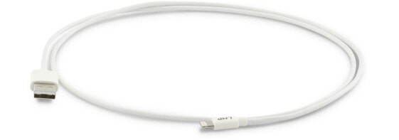 LMP 11765 - 2 m - Lightning - USB A - Male - Male - White