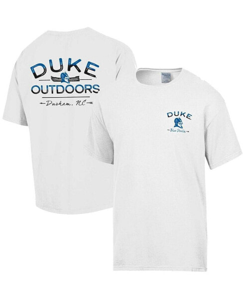 Men's White Duke Blue Devils Great Outdoors T-shirt